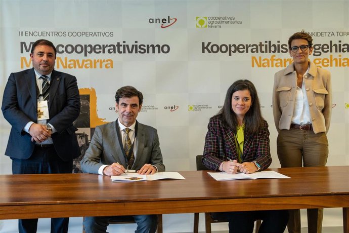 UCAN y ANEL firman un acuerdo por cinco años para potenciar el cooperativismo en Navarra