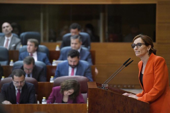 Archivo - La portavoz de Más Madrid en la Asamblea de Madrid, Mónica García.