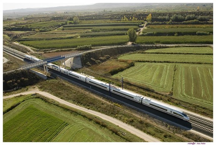 Imagen de recurso de un tren AVE.