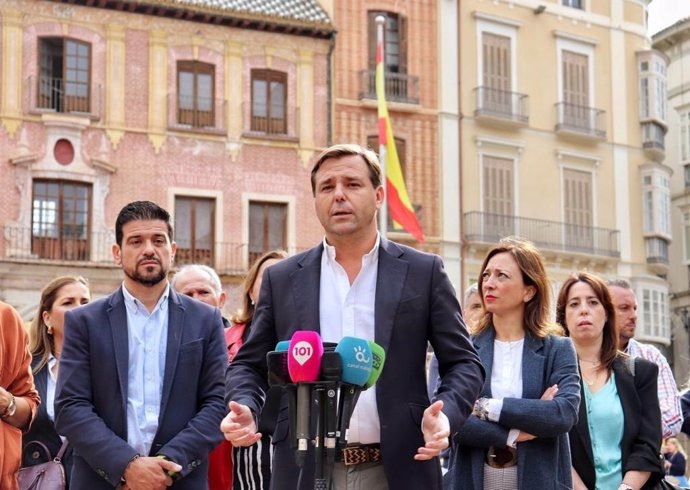 El secretario general del PP andaluz, Antonio Repulo, este viernes