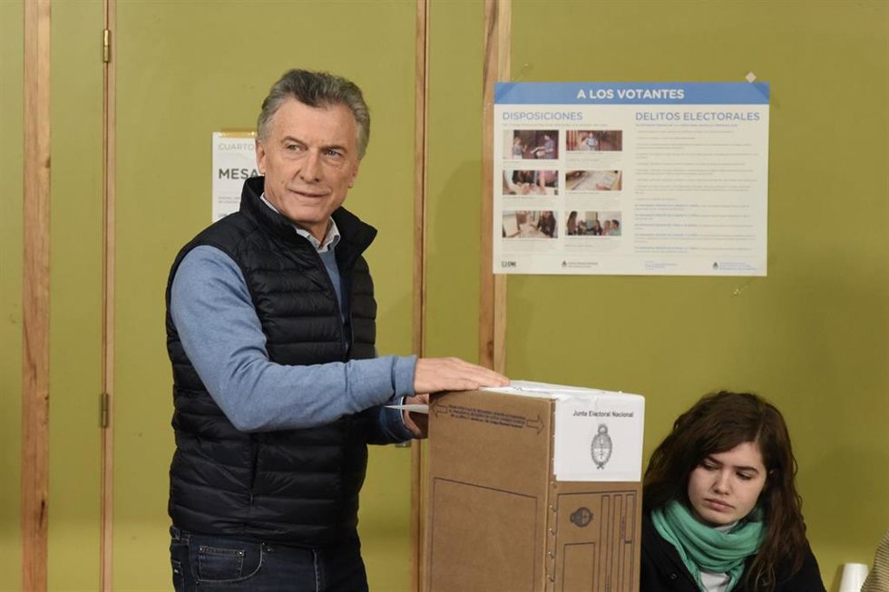 Archivo - El expresidente de Argentina Mauricio Macri
