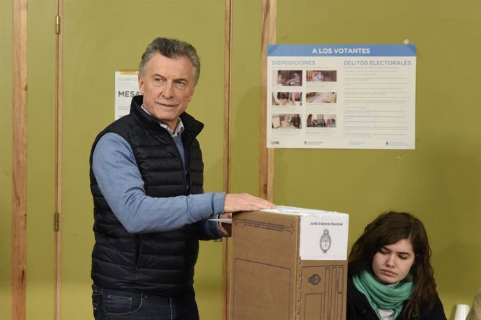Archivo - El expresidente de Argentina Mauricio Macri