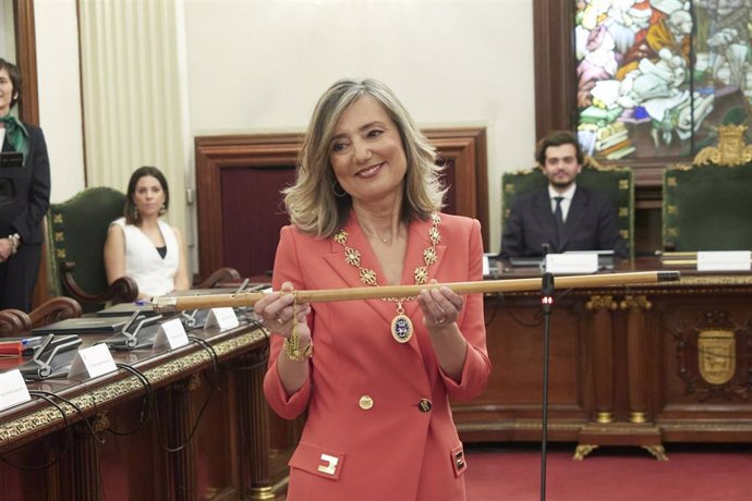 Archivo - Cristina Ibarrola, alcaldesa de Pamplona.