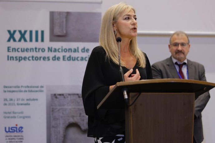 La consejera de Desarrollo Educativo y Formación Profesional, Patricia del Pozo.