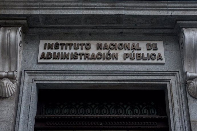 Archivo - Exterior del Instituto Nacional de Administración Pública, 16 de septiembre de 2023, en Madrid (España). 
