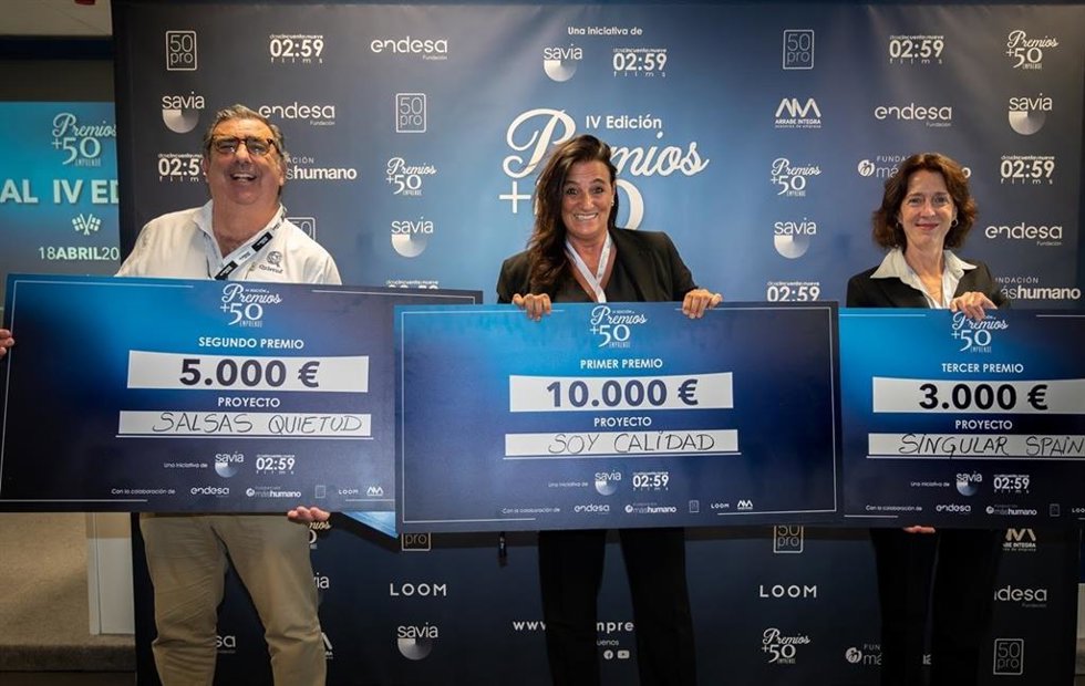 Los ganadores de la última edición de los +50 Emprende