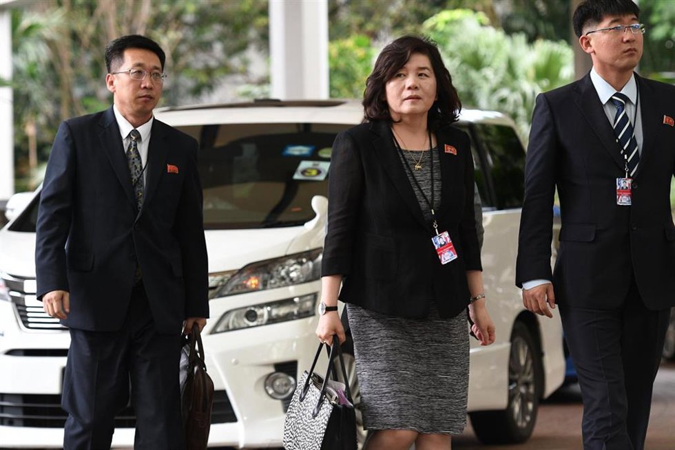 Archivo - La ministra de Exteriores Corea del Norte, Choe Son Hui.