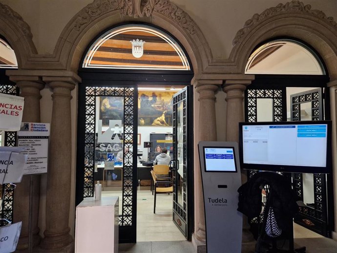 El Servicio de Atención Ciudadana de Tudela incorporará la cita previa desde el lunes.