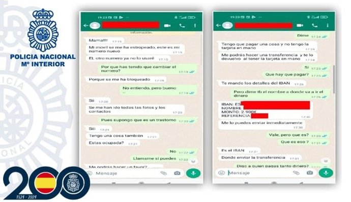 Estafa del 'hijo en apuros'