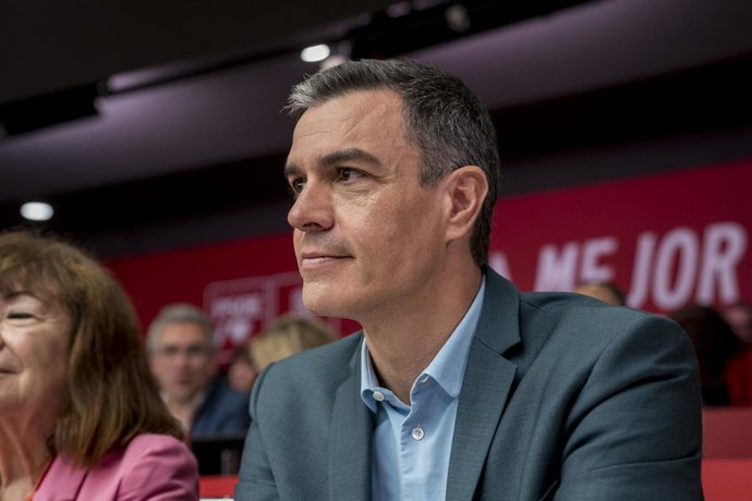 Archivo - Arxivo - El secretari general del PSOE i president del Govern, Pedro Sánchez, la reunió del Comit Federal, a la seu del partit, a 10 de juny de 2023, a Madrid (Espanya). Durant aquest comit, s'han aprovat les llistes, el programa electoral i 