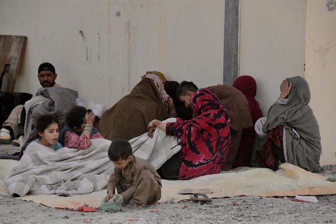 Refugiados afganos expulsados de Pakistán 