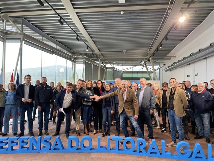 Acto en defesa de la ley gallega del litoral