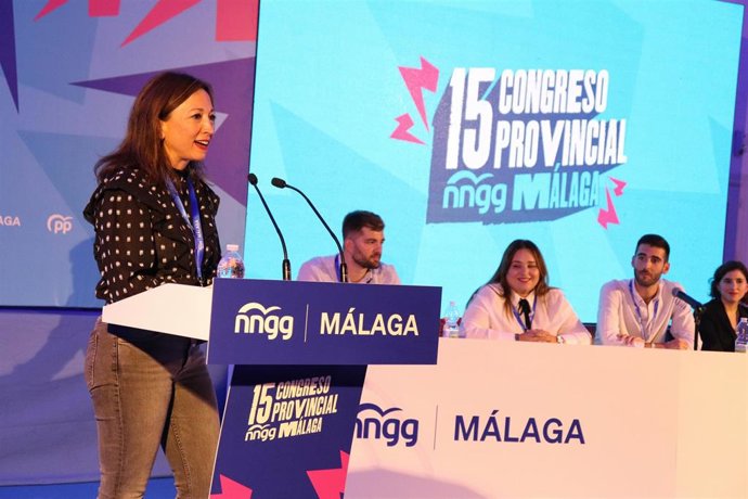 La presidenta del PP de Málaga, Patricia Navarro.