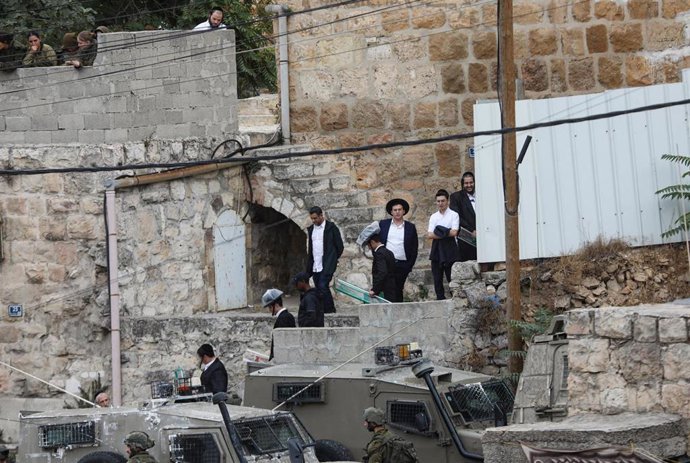 Colonos israelíes en Cisjordania 