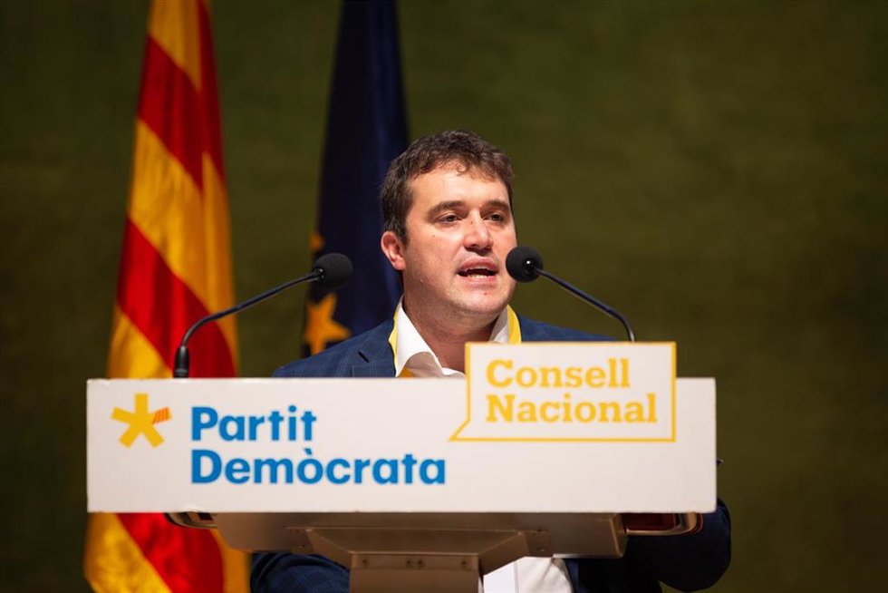 Archivo - El presidente del PDeCAT, David Bonvehí