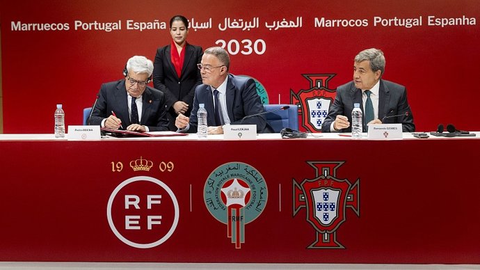 España, Portugal y Marruecos se reúnen en Rabat para avanzar detalles del Mundial 2030