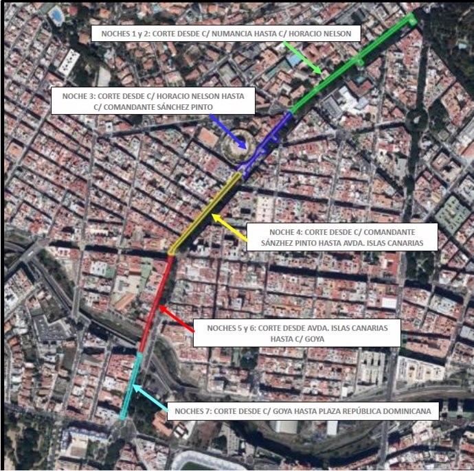 El Ayuntamiento de Santa Cruz de Tenerife procederá a asfaltar el miércoles 1 de noviembre la Rambla de Santa Cruz y la Avenida de la Asunción desde la calle Numancia hasta la plaza República Dominicana