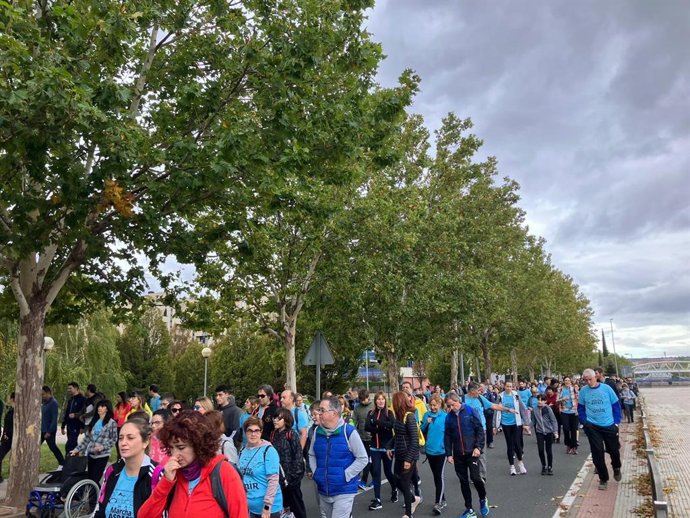 El buen tiempo ha acompañado a la Marcha Aspace