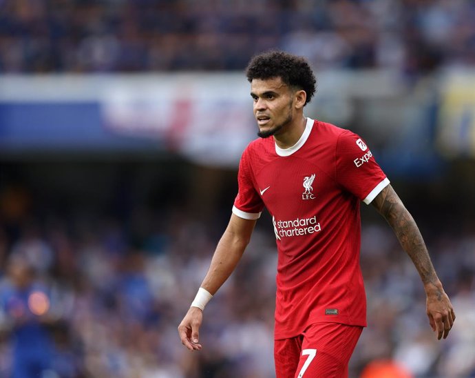 Archivo - August 13, 2023, London: London, England, 13th August 2023. Luis Diaz of Liverpool during the Premier League match at Stamford Bridge, London.