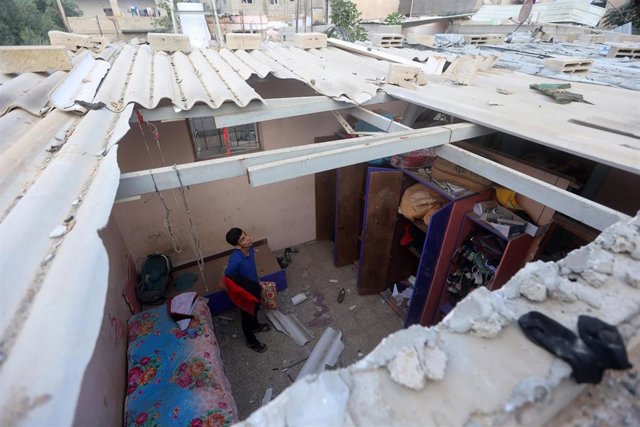 Imagen de archivo de la guerra de Gaza 