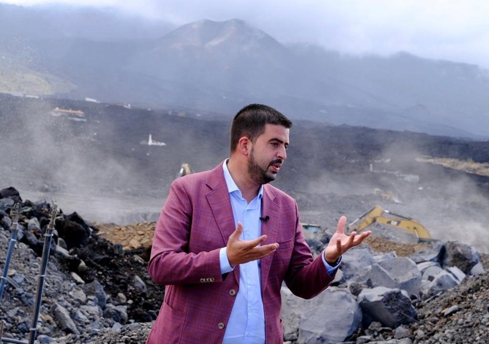 El vicesecretario del PSOE de La Palma y portavoz del Grupo Socialista en el Cabildo, Borja Perdomo