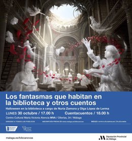 La Biblioteca Cánovas del Castillo de la Diputación de Málaga programa actividades ambientadas en Halloween.