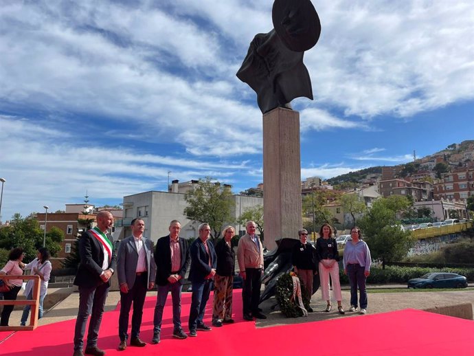 La consellera de Justícia, Drets i Memria de la Generalitat de Catalunya, Gemma Ubasart, reafirma el "compromís antifeixista i internacionalista" del Govern en un acte d'homenatge als brigadistes internacionals