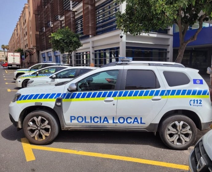 Imagen de archivo de vehículos de la Policía Local de Melilla.