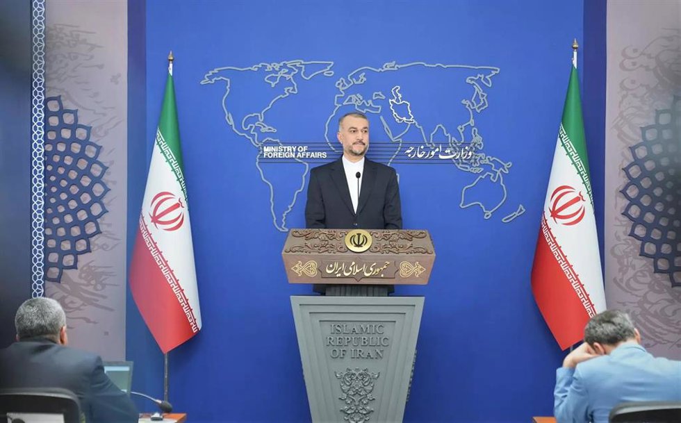 El ministro de Exteriores iraní, Hosein Amirabdolahian