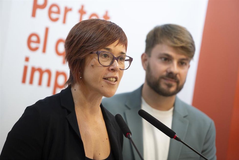 La portavoz de Compromís en el Congreso, gueda Micó, en imagen de archivo