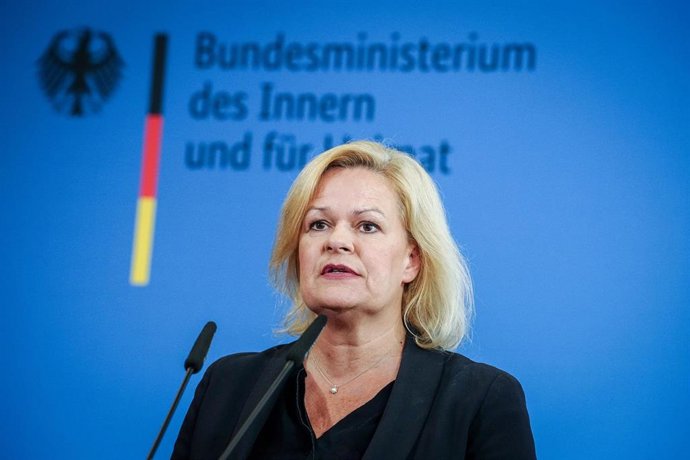 La ministra de Interior de Alemania, Nancy Faeser