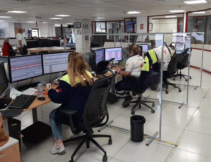 Archivo - Sala del 112 Canarias en Las Palmas de Gran Canaria