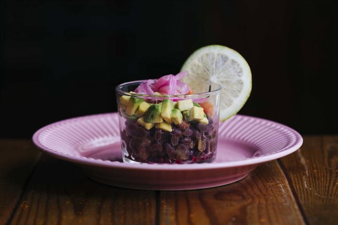 Archivo - Ceviche de azukis y aguacate Al-Paladar.
