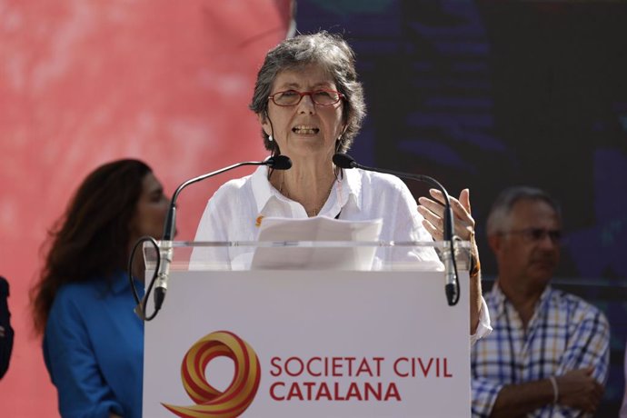 La presidenta de Societat Civil Catalana, Elda Mata