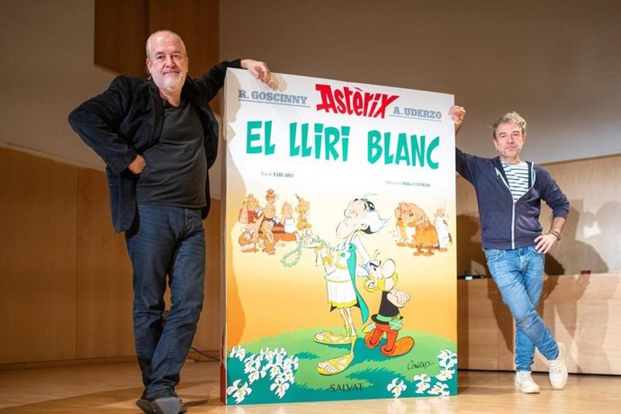 Los autores de 'El lirio blanco' Didier Conrad y Fabrice Cano