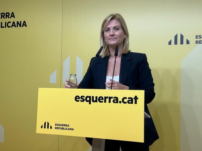 La portavoz de ERC, Raquel Sans