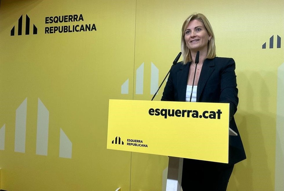 La portavoz de ERC, Raquel Sans