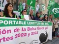 CSIF congrega ante el SAS a más de 200 personas por el "bloqueo" de la Bolsa y los "perjuicios" a miles de profesionales