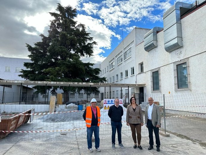 Visita a las obras del Conservatorio Profesional de Música 'José Salinas' de Baza (Granada).