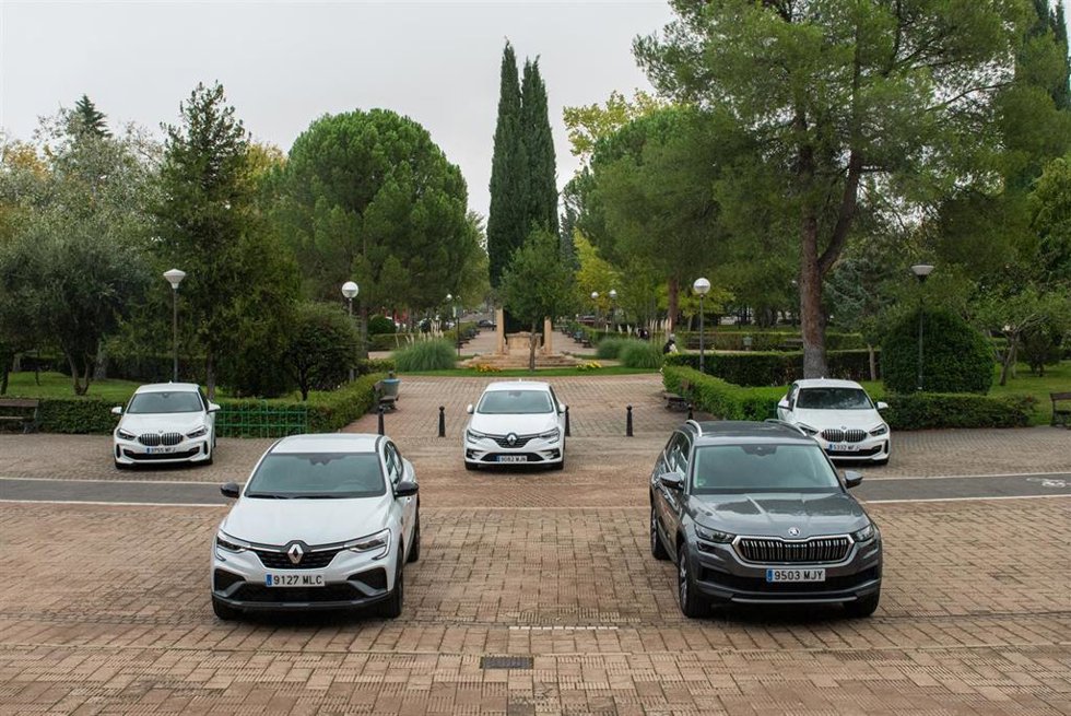 Coches de la flota de vehículos oficiales de la UCLM