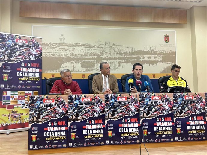 Presentación del Campeonato de España de Motocross por Autonomías que se celebrará en Talavera de la Reina