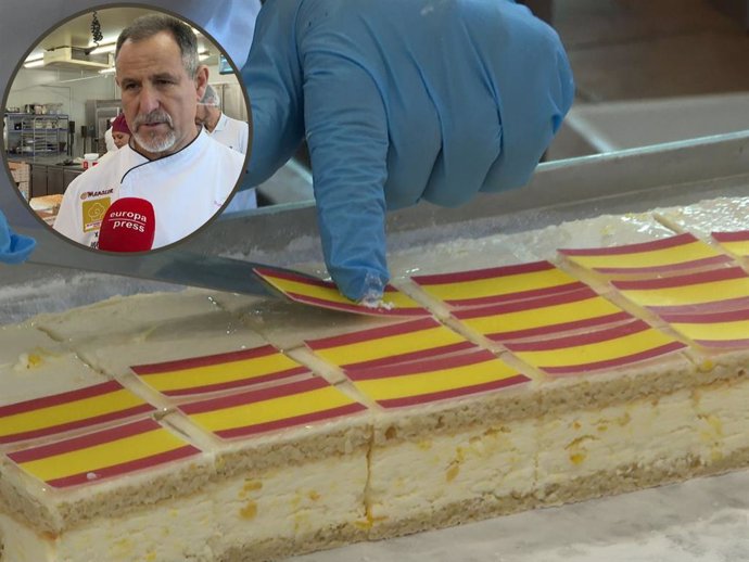 Pasteles con la bandera de España para celebrar la mayoría de edad de la Princesa Leonor