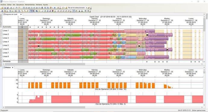 Imagen de pantalla software.