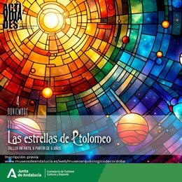 Imagen promocional de 'Las estrellas de Ptolomeo', primera actividad de la programación de otoño del Museo Arqueológico de Córdoba.