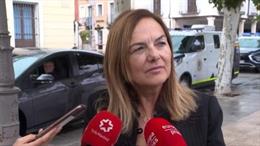 La subdelegada del Gobierno en Madrid, Elena Bernardo, tras la Junta Local de Seguridad extraordinaria celebrada en Alcalá de Henares para tratar la llegada de migrantes desde Canarias.