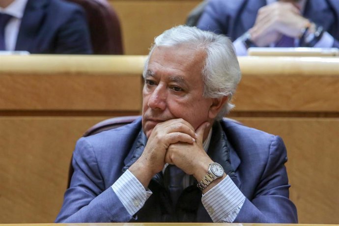 Archivo - El senador Javier Arenas durante un pleno.