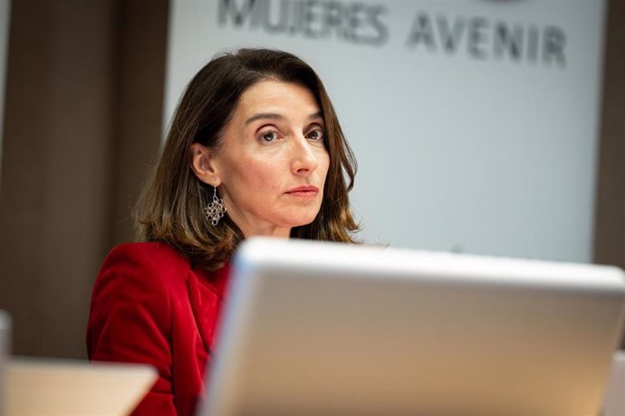 La ministra de Justicia, Pilar Llop, participa durante el acto 'Retos ante la normativa de la UE de representación paritaria'