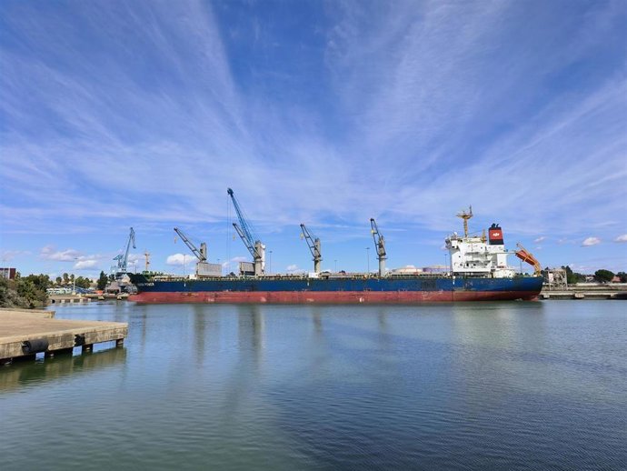 Np El Puerto De Sevilla Recibe Al Granelero De Mayores Dimensiones De Toda Su Historia