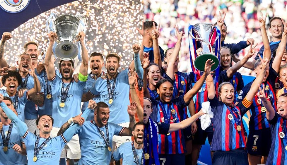 Manchester City y Bara, elegidos mejores clubes de 2023 en la gala del Balón de Oro