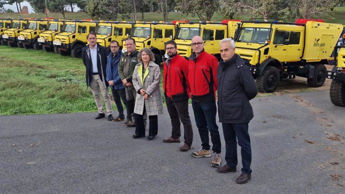 Nuevos vehículos para la flota contra incendios de Castilla-La Mancha